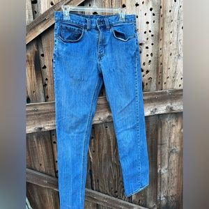 Prana Jeans Mens 30 X 31 Blue Denim Stretch Straight FitPants Hiking Outdoor